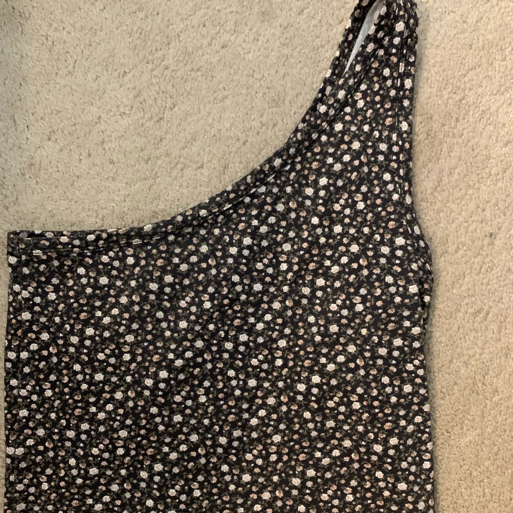 American eagle one shoulder tank top size large